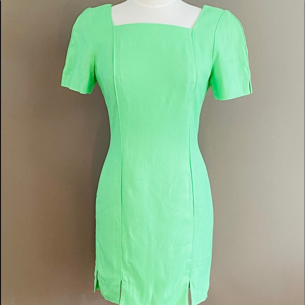Vintage Nippon Boutique Dress Lime Size 8